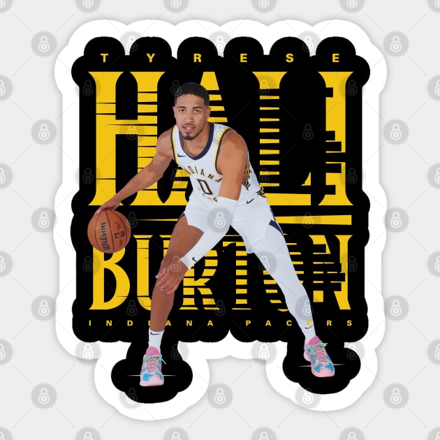 Tyrese Haliburton Sticker by Juantamad